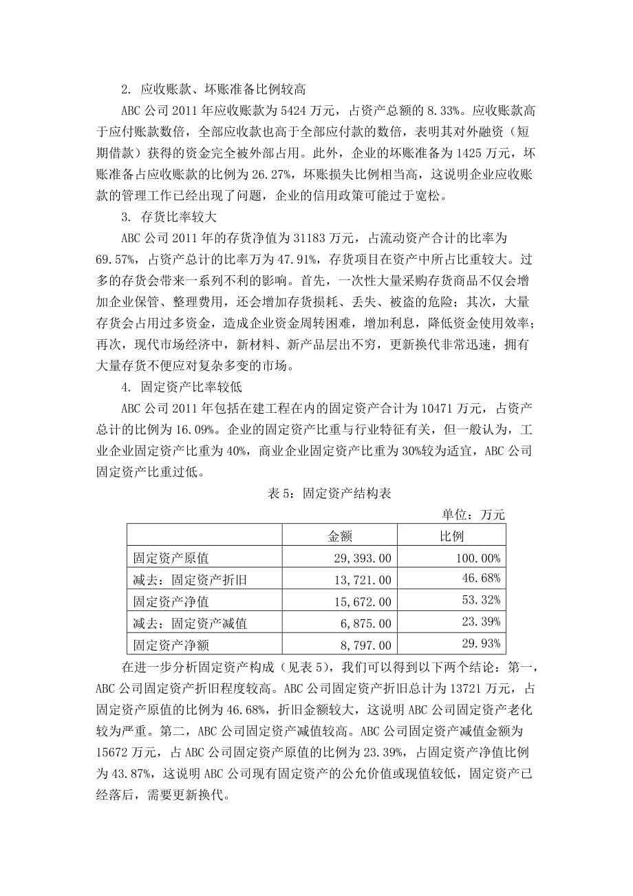 ABC公司资产负债表分析案例.doc_第3页