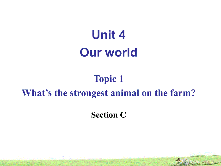 仁爱版英语八年级上册Unit4 Topic1 SectionC课件_第2页