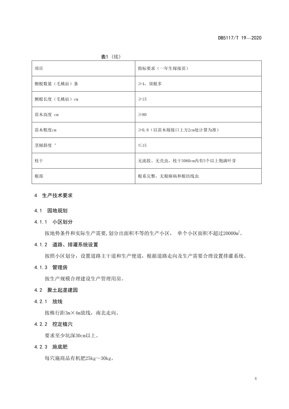 四川大竹秦王桃生产技术规程2020版_第4页