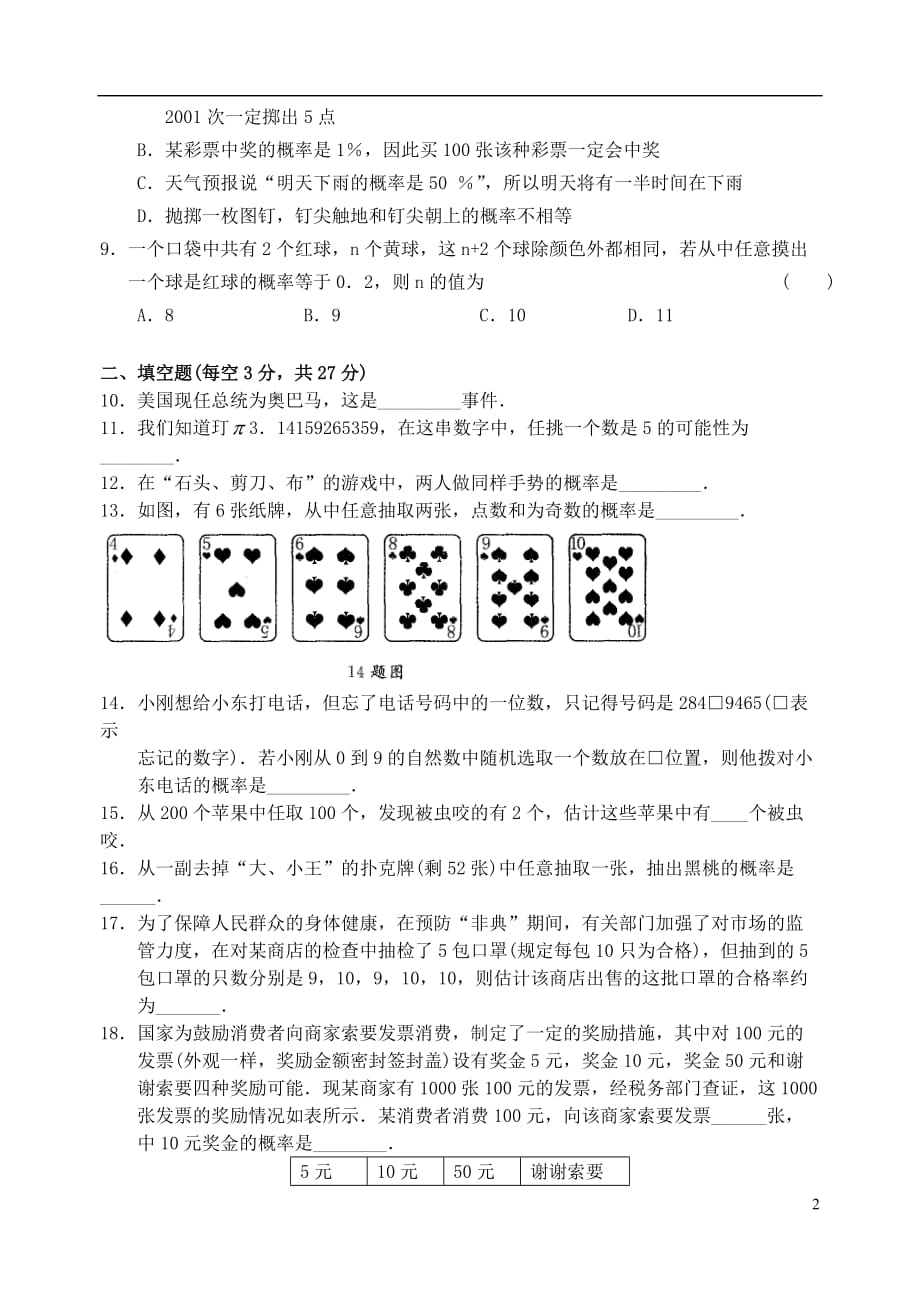 七年级数学下册 第十三章 综合测试卷 苏科版.doc_第2页