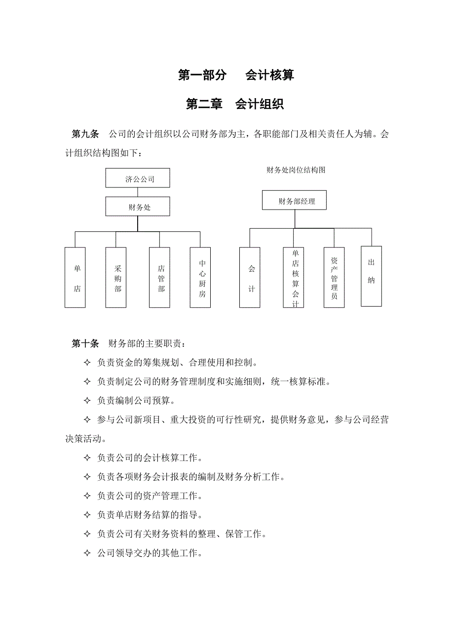 企业管理手册连锁餐饮公司财务管理手册_第4页