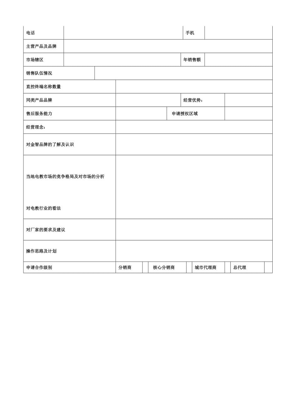企业管理手册金智招商管理手册_第5页