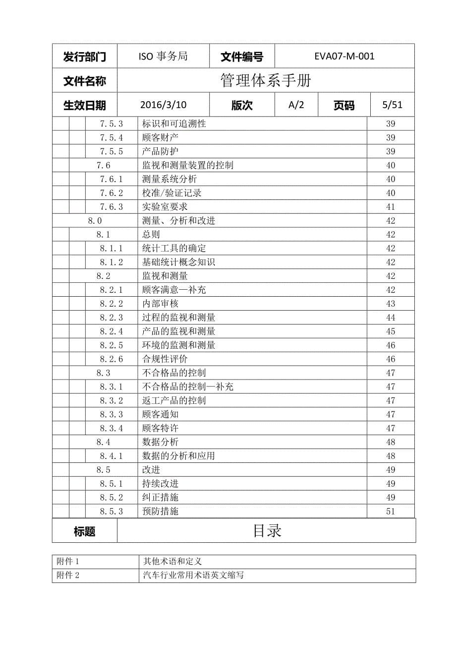 企业管理手册质量环境有害物质管理体系手册_第5页