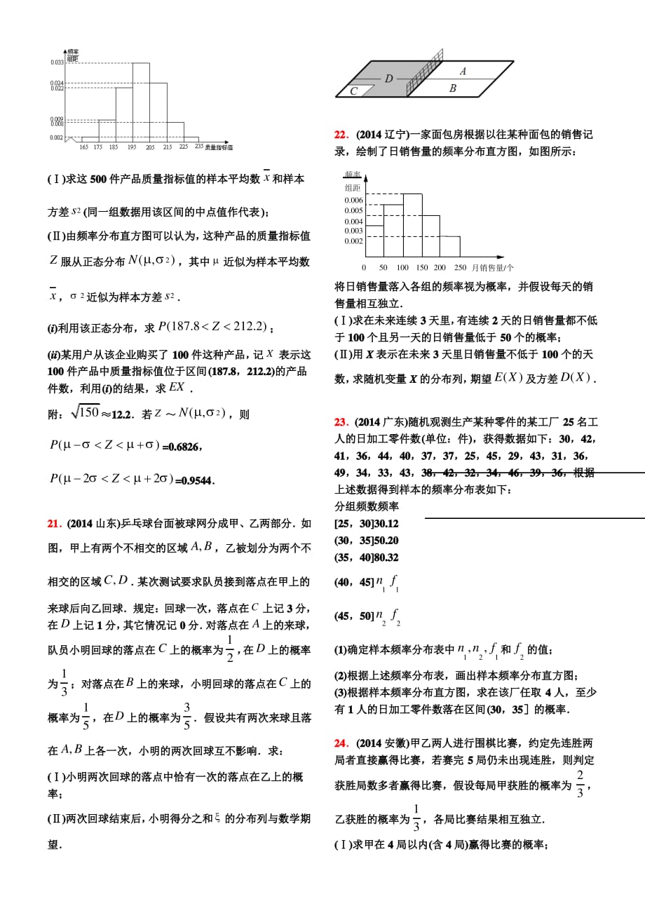 10-18高考真题分类第35讲离散型随机变量的分布列、期望与方差【学生试卷】_第4页