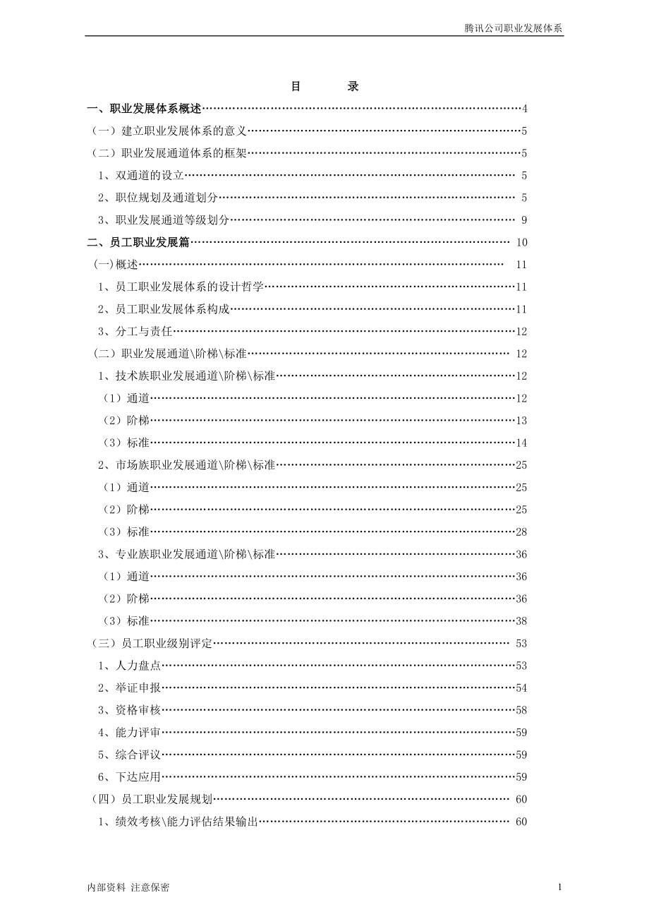 企业发展战略某公司职业发展体系课程_第1页