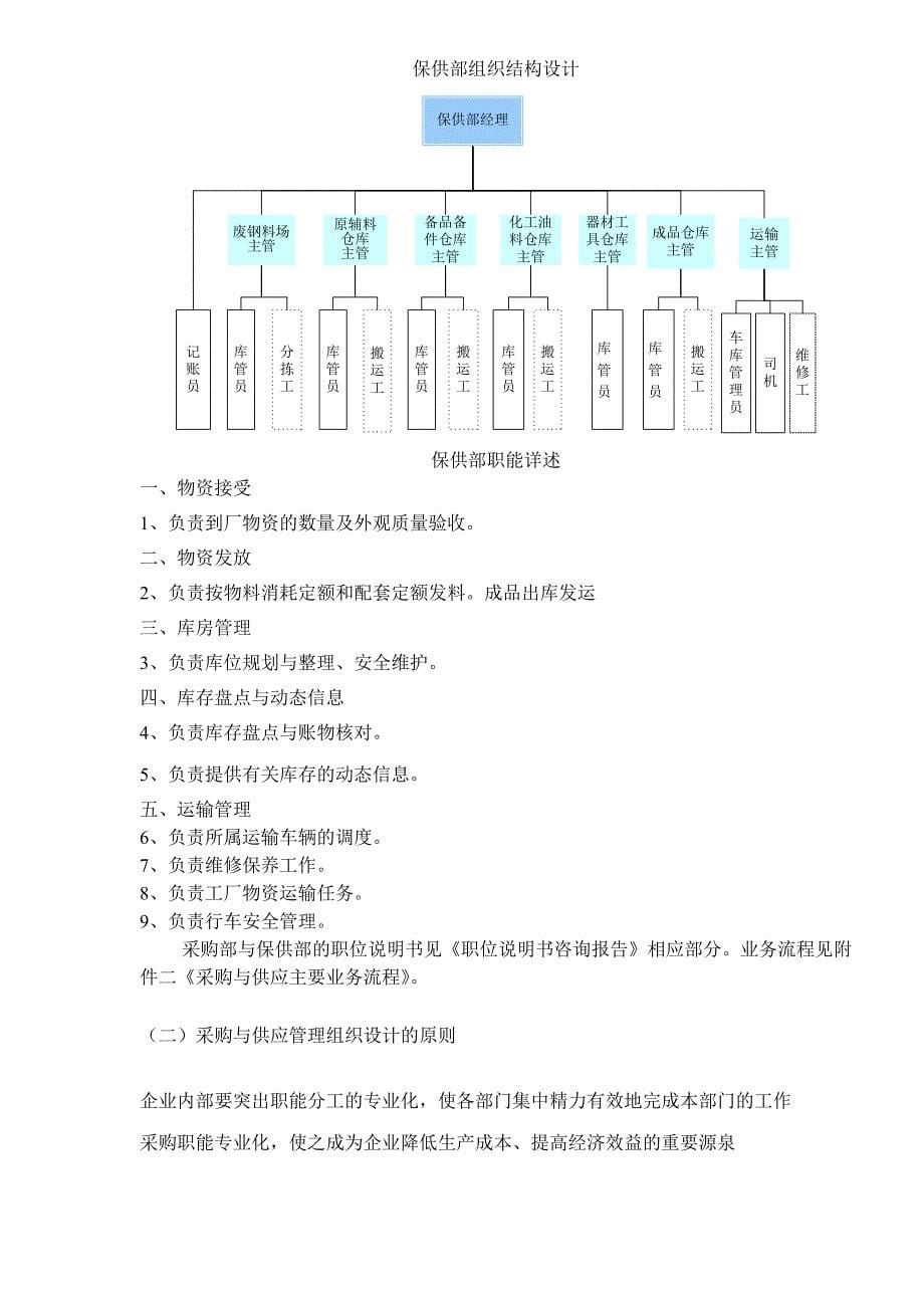 企业管理咨询齐齐哈尔北兴特殊钢公司采购与供应管理咨询报告1_第5页