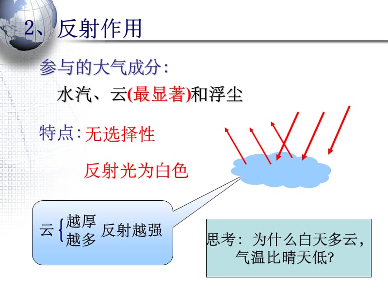 对流层大气的受热过程._第4页