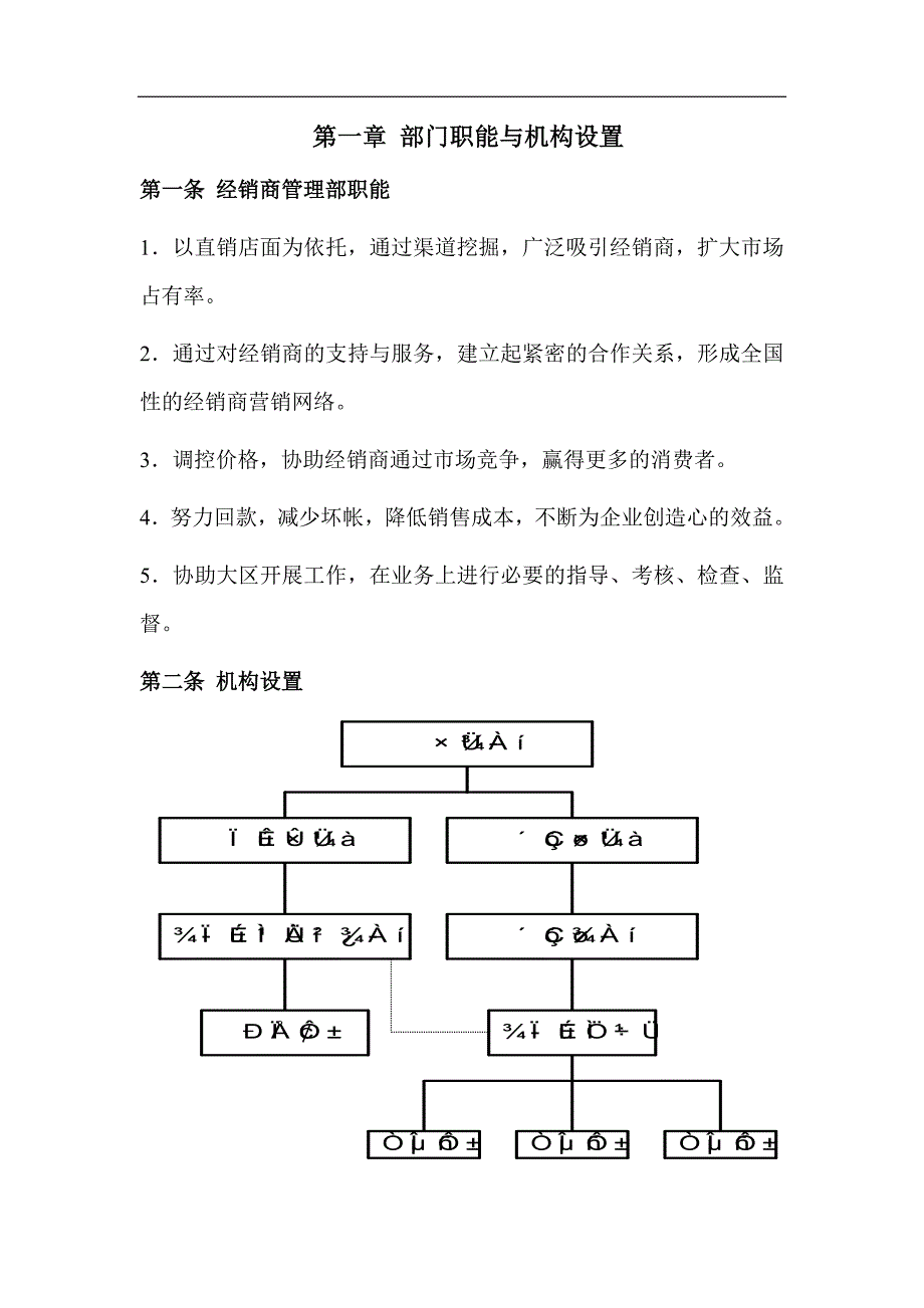 企业管理手册经销商管理部工作手册1_第3页