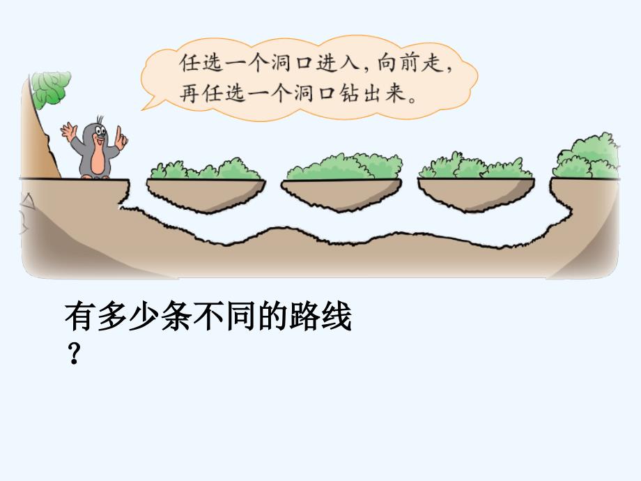 北师大数学四年级上 数图形的学问课件_第1页