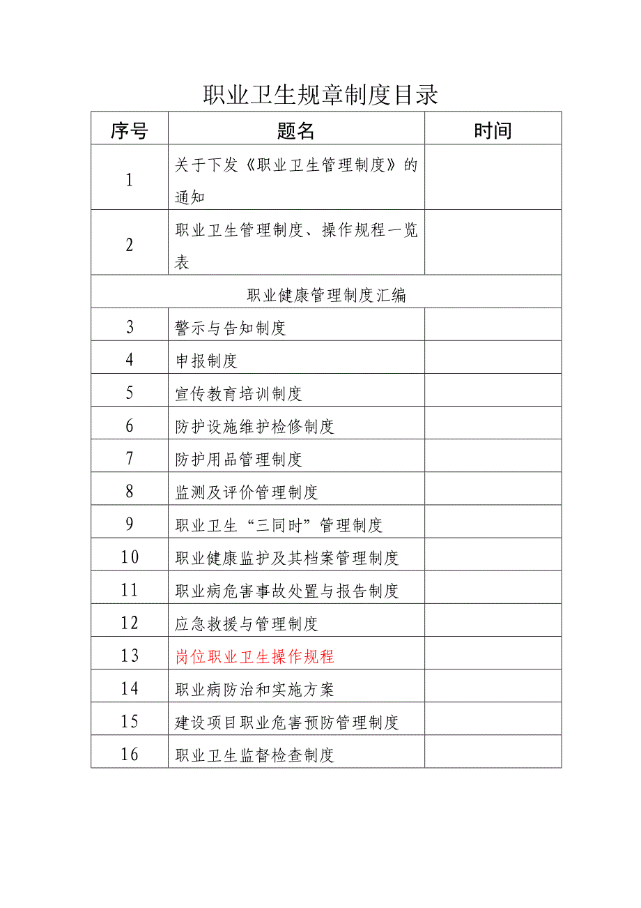 企业管理制度2职业卫生规章制度_第2页