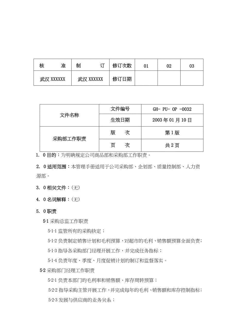 企业采购管理商品采购作业手册范本_第5页