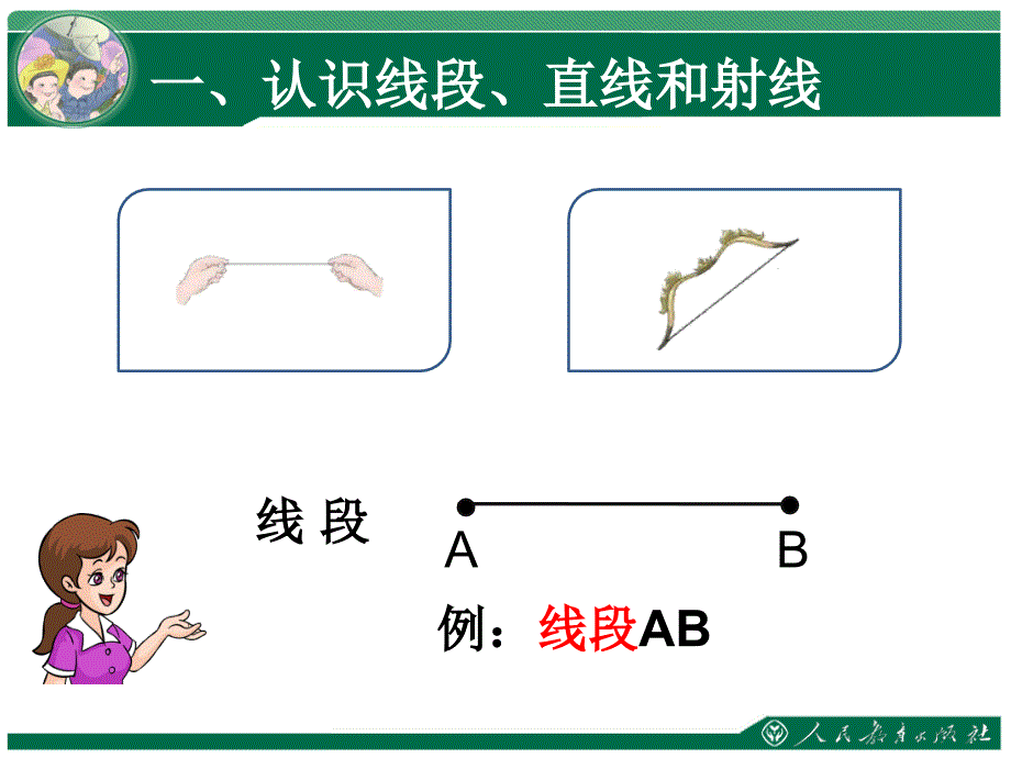 小学人教四年级数学线段、直线、射线和角 课件_第2页