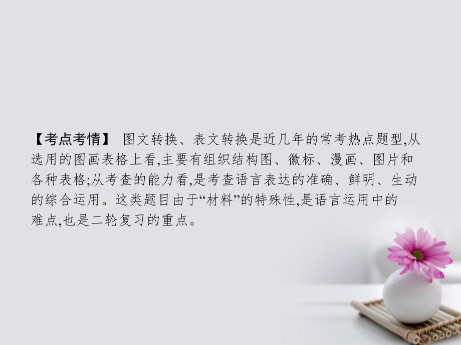 云南省2017高考语文二轮复习17图文、表文转换题_抓住特点按图索意课件.ppt_第2页