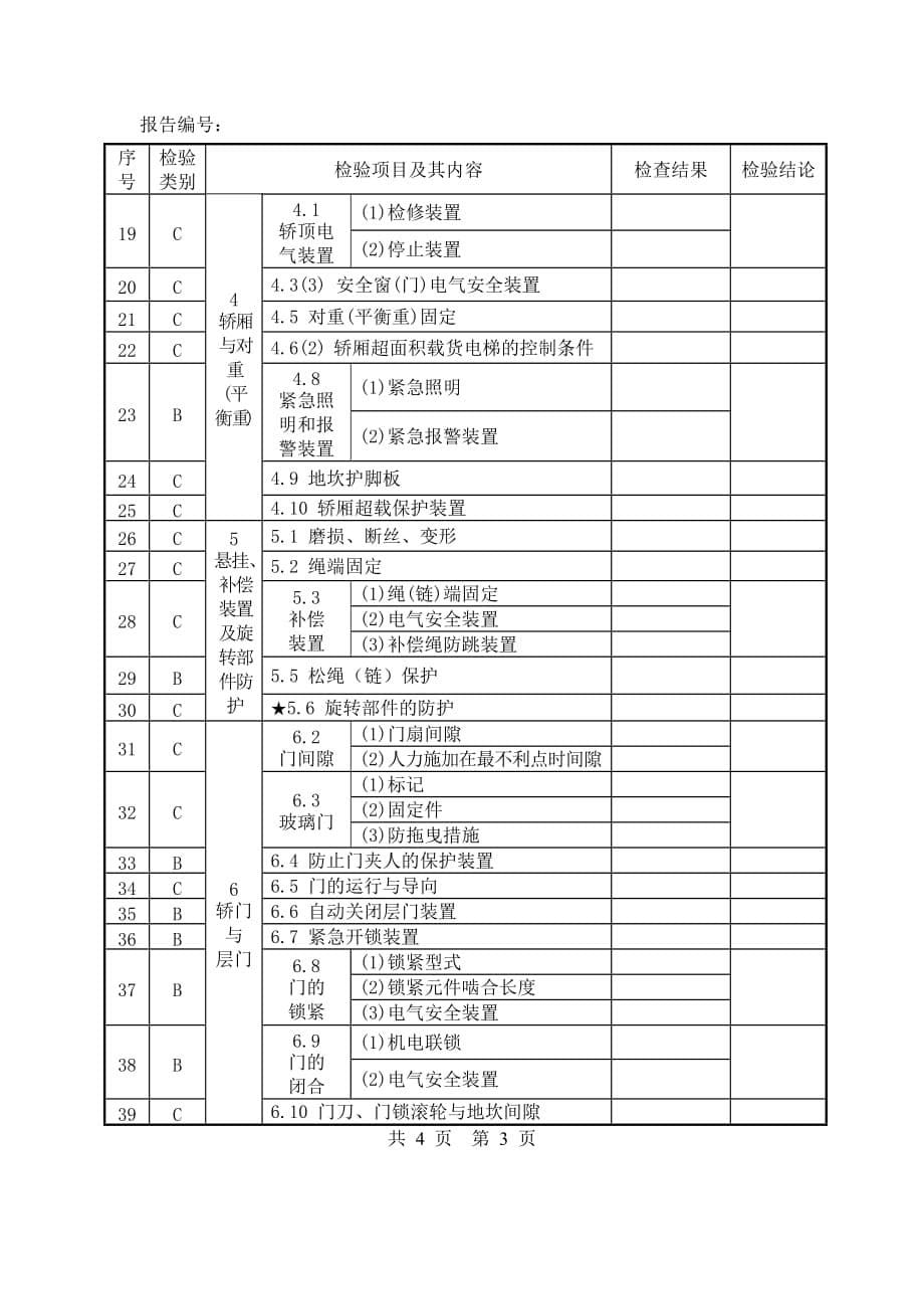 年度报告某某某年电梯年度自检报告111_第5页