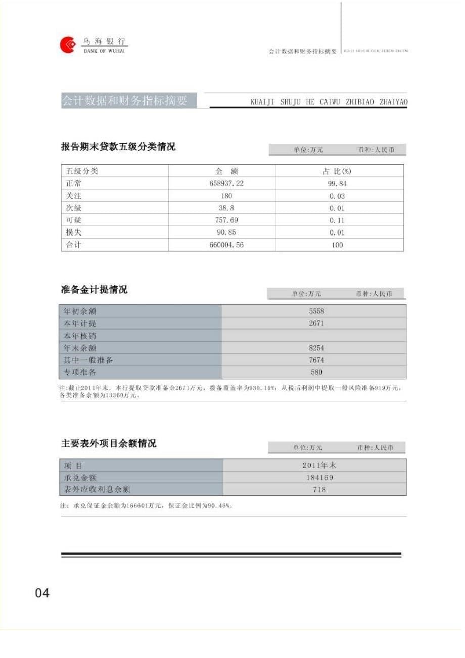 年度报告某银行年度总结报告_第5页