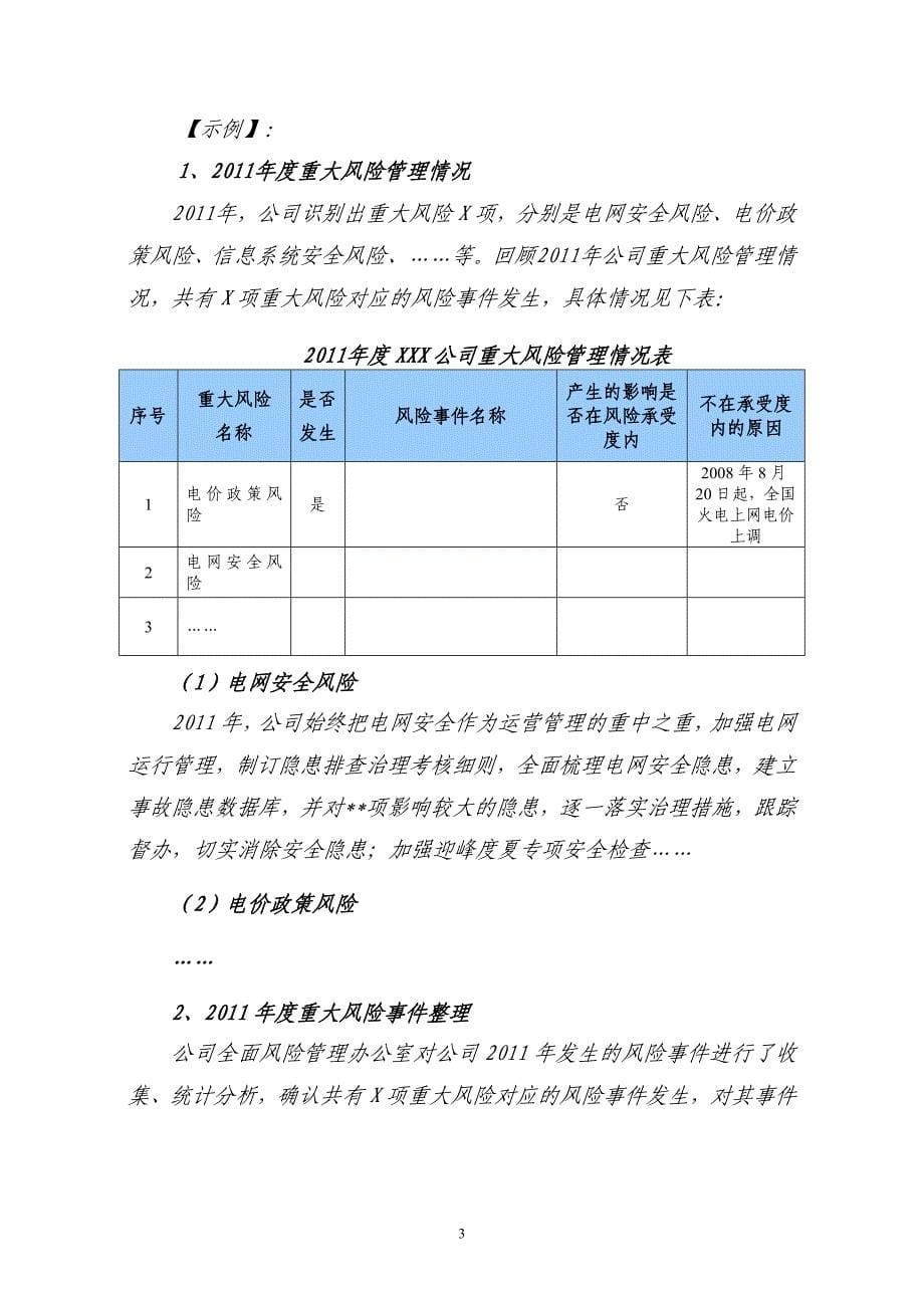 年度报告某某某年度全面风险管理报告_第5页