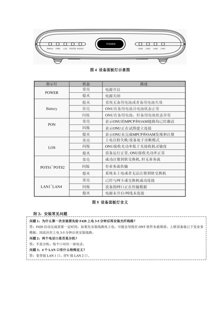 企业管理诊断FTTH现场安装及故障诊断指导书_第5页