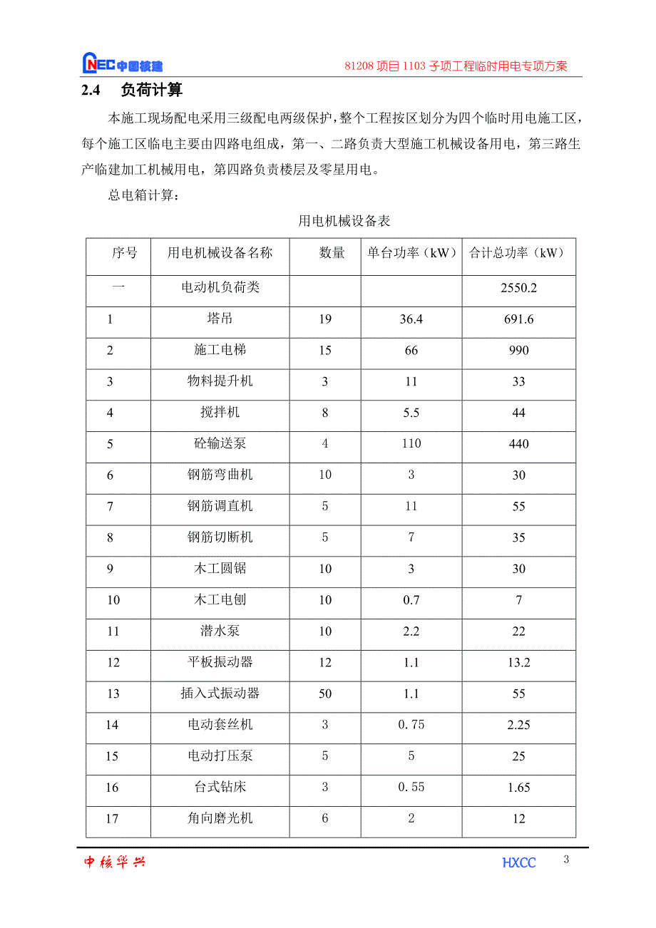 企业管理制度临时用电专项施工方案规范_第3页