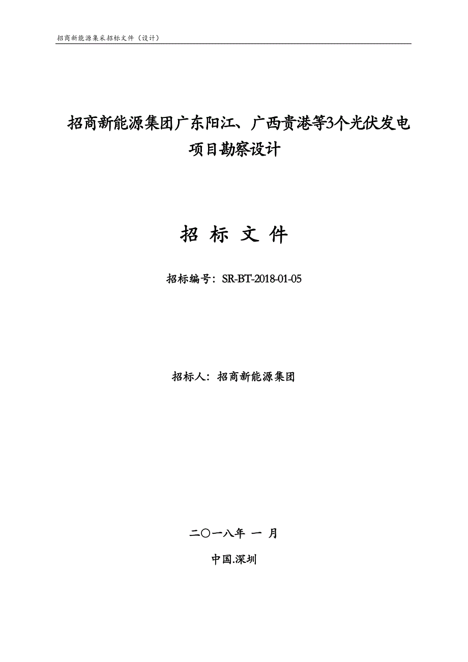 (2020年)标书投标光伏发电项目勘察设计招标文件_第1页