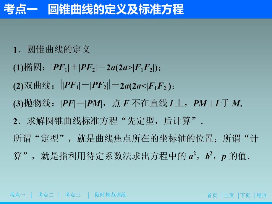 13、2020高考数学（理科）新精准大二轮课件：专题五 第二讲　圆锥曲线的方程与性质_第4页