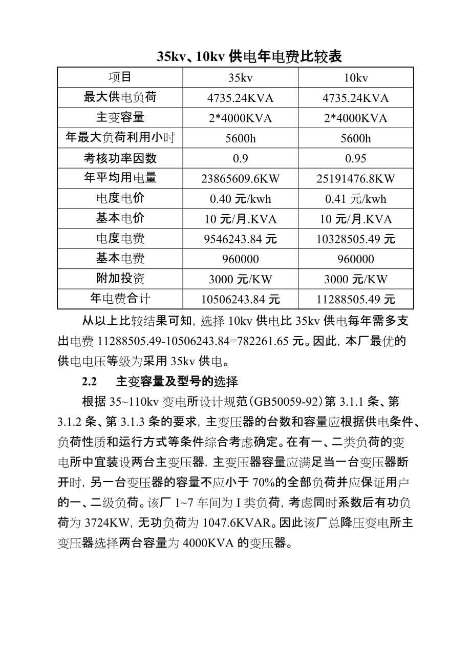 (2020年)工厂管理运营管理35KV工厂总降压变电所设计_第4页