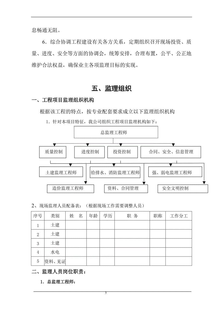 (2020年)工厂管理运营管理光电科技公司厂房钢结构厂房监理规划_第5页