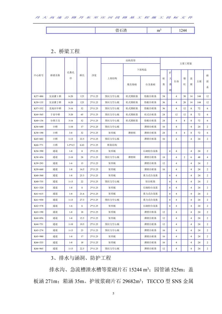 企业组织设计高速公路施工组织设计建议书DOC78页_第5页