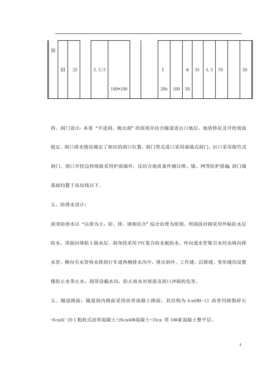 企业组织设计梯子山某隧道施工组织设计方案_第4页