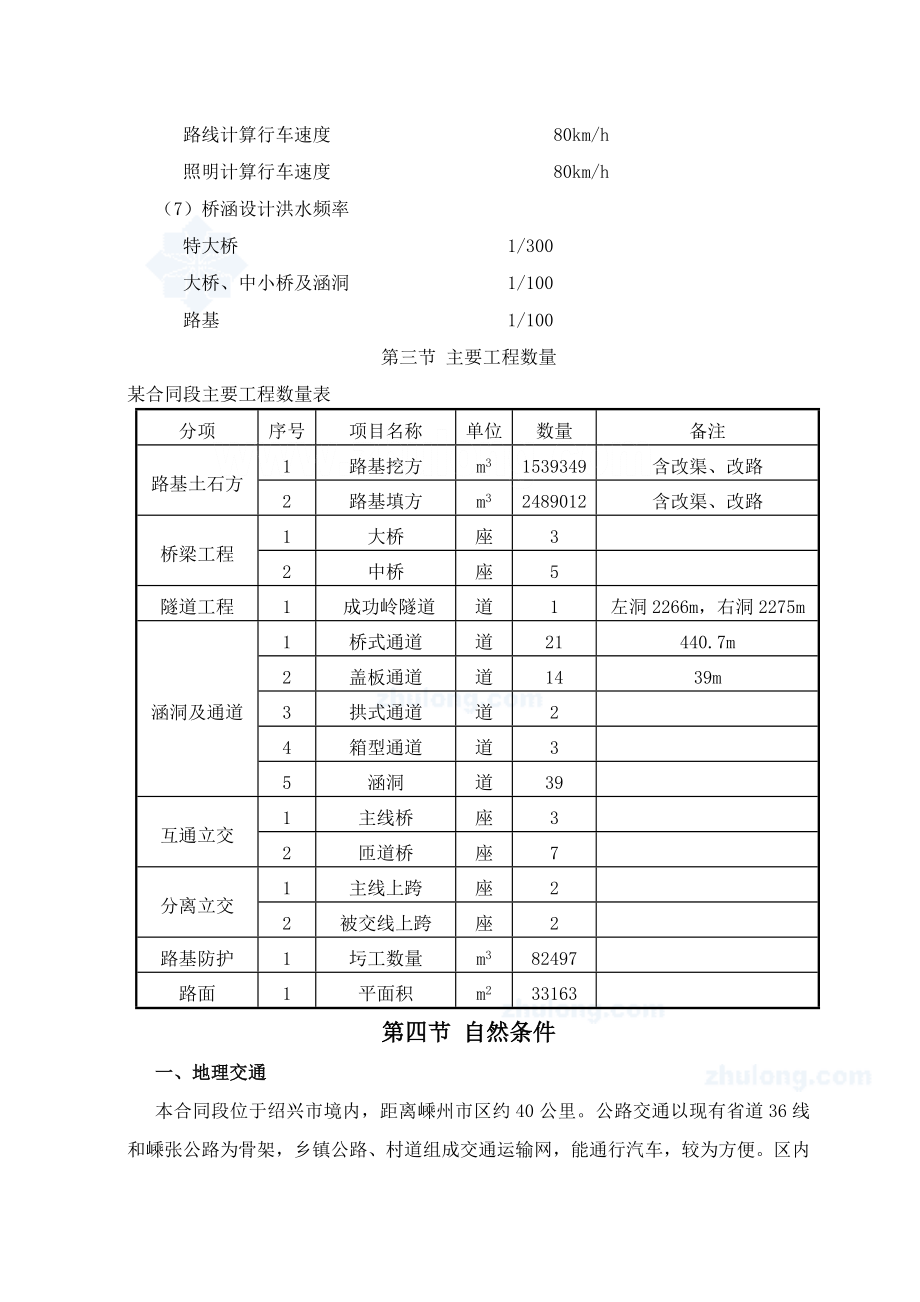 企业组织设计宁波至嵊州高速公路合同段施工组织设计_第4页