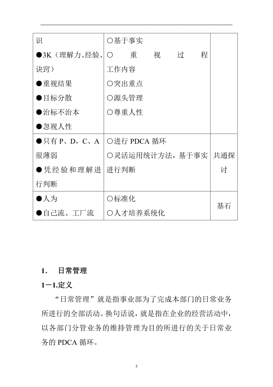 企业管理运营日产方针管理与日常管理_第3页