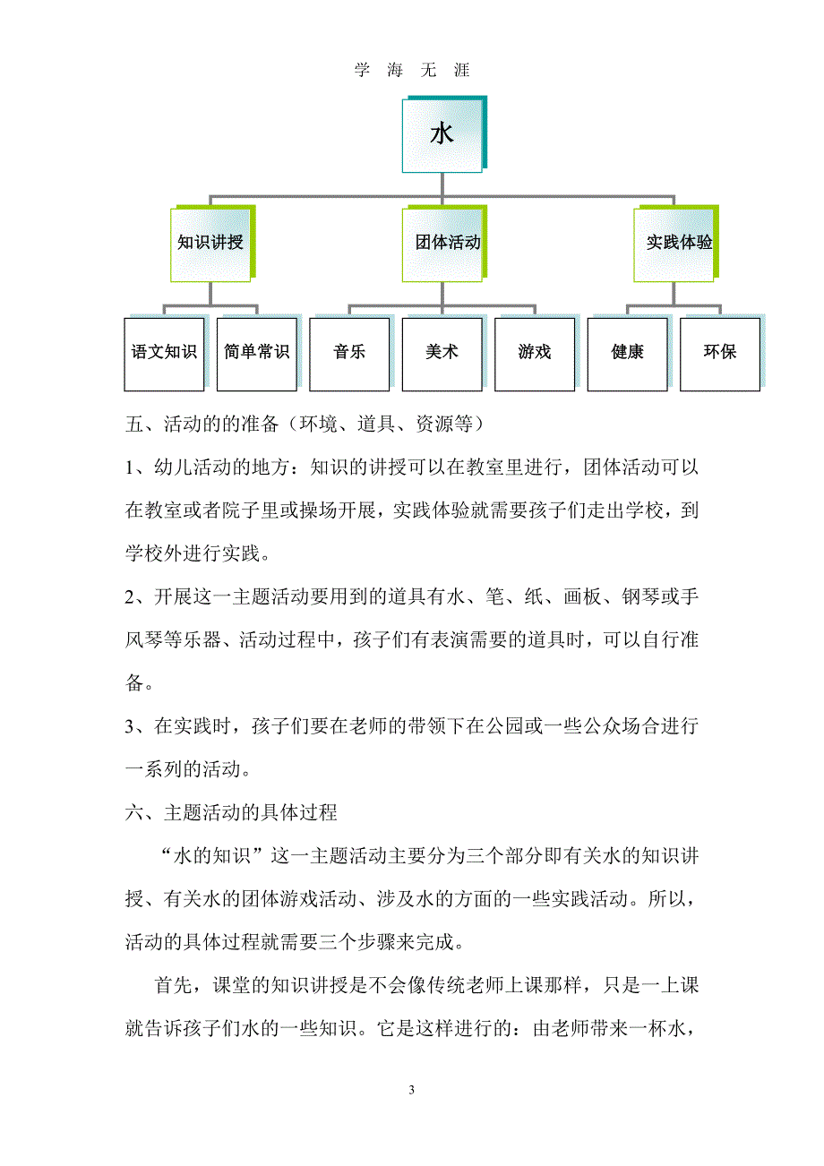 （2020年整理）幼儿园大班主题活动设计方案.doc_第3页