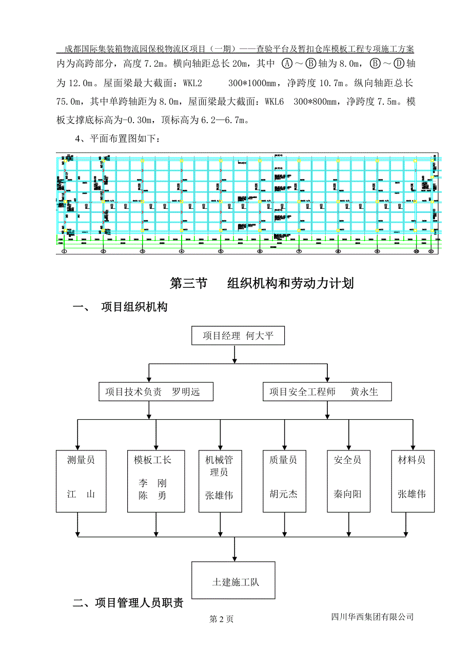 物流管理物流规划某集装箱物流园仓库模板工程专项施工方案_第2页