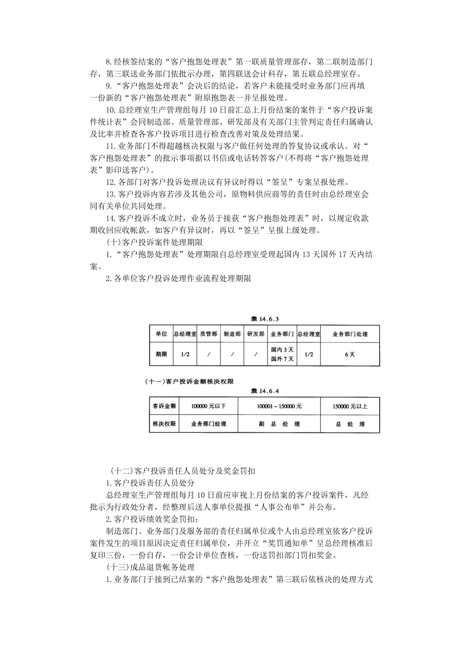 企业管理制度客户投诉管理制度_第3页