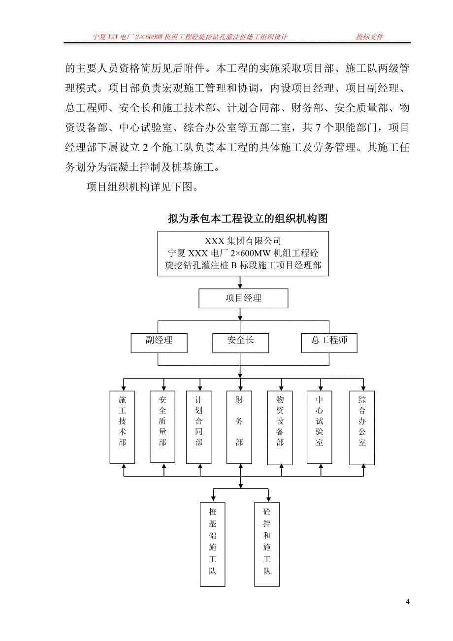 (2020年)标书投标宁夏某某电厂灌注桩施组织设计投标文件_第5页