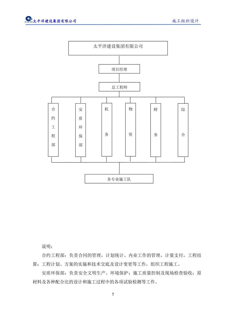 企业组织设计南四路施工组织设计概述_第5页