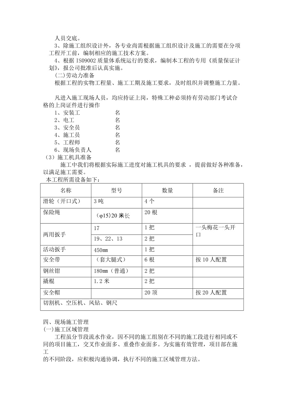 企业组织设计SNS柔性防护网施工组织计划_第4页