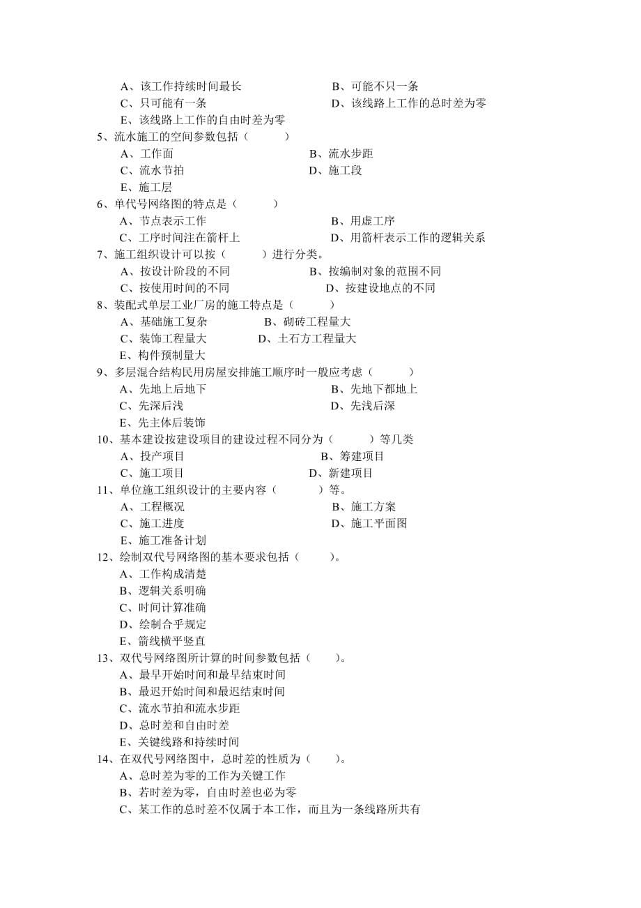 企业管理制度建筑施工程序一般包括_第5页