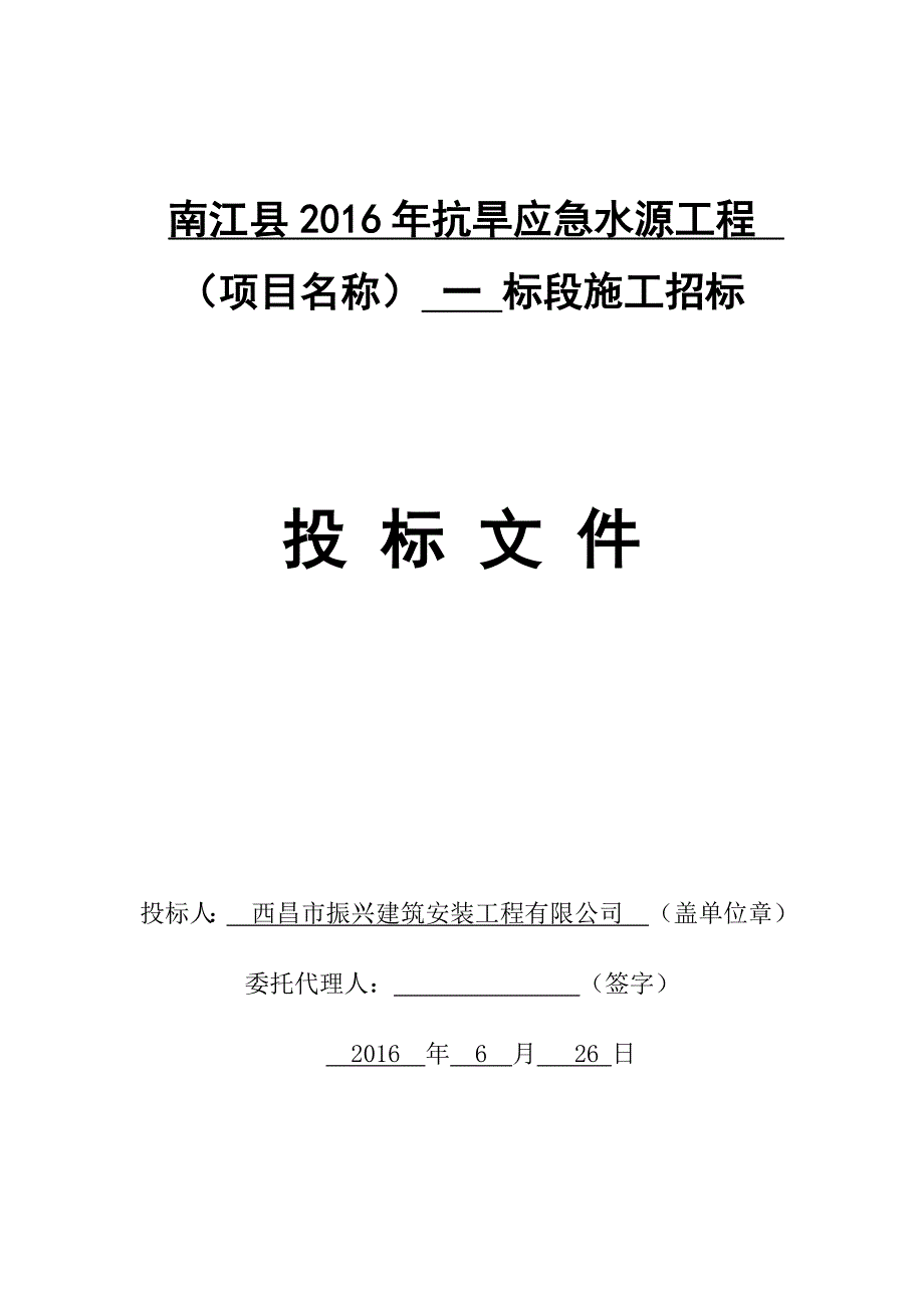 (2020年)标书投标投标文件标段_第2页