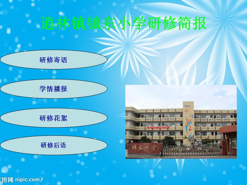 逍林镇镇东小学研修简报第一期课件_第1页