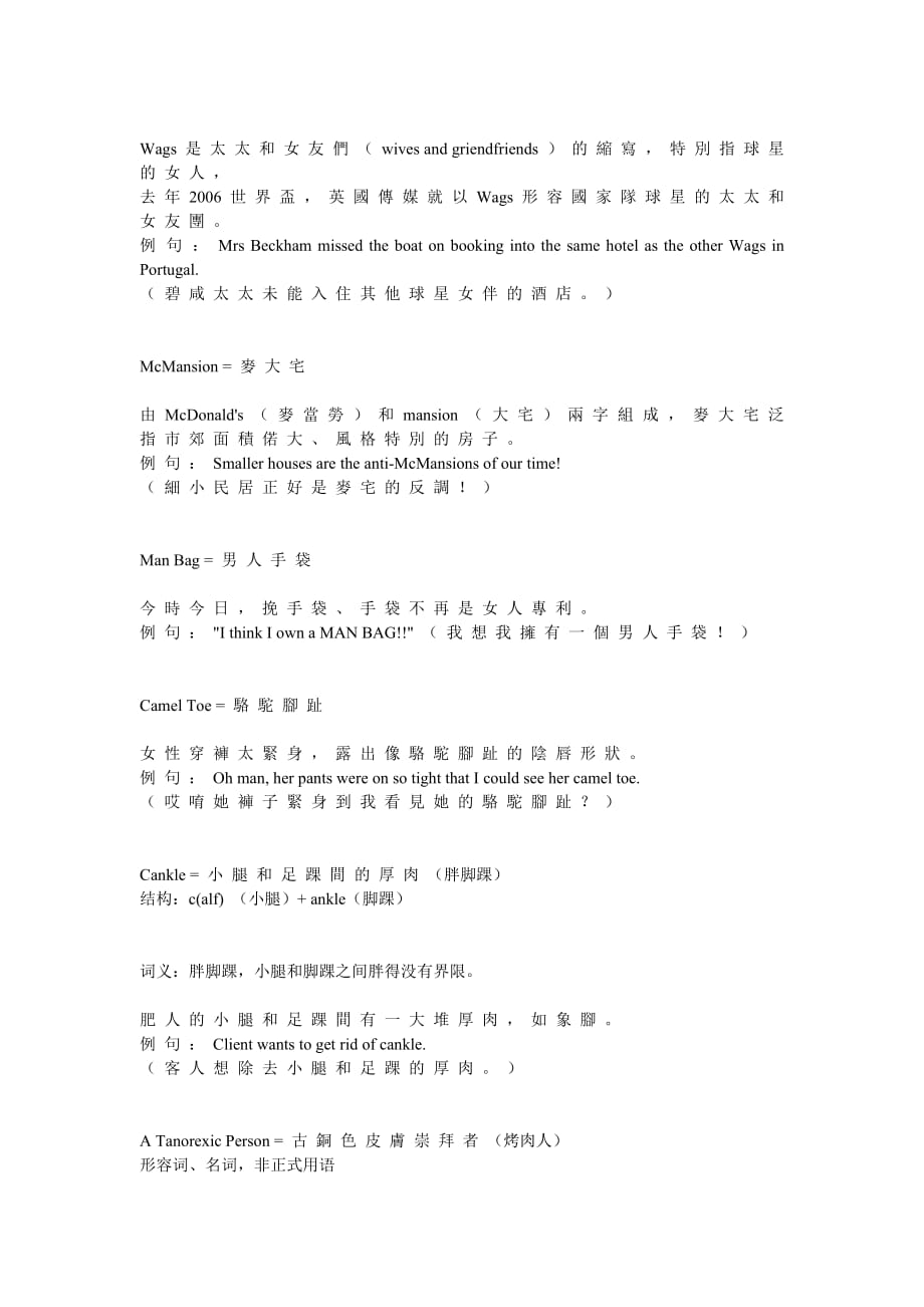 (2020年)经营管理知识口译讲义之最新新词英文_第4页