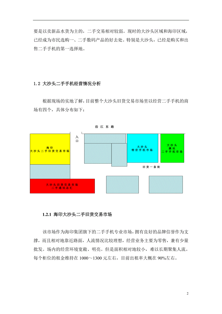 营销策划大沙头旧货专业市场前期策划_第2页