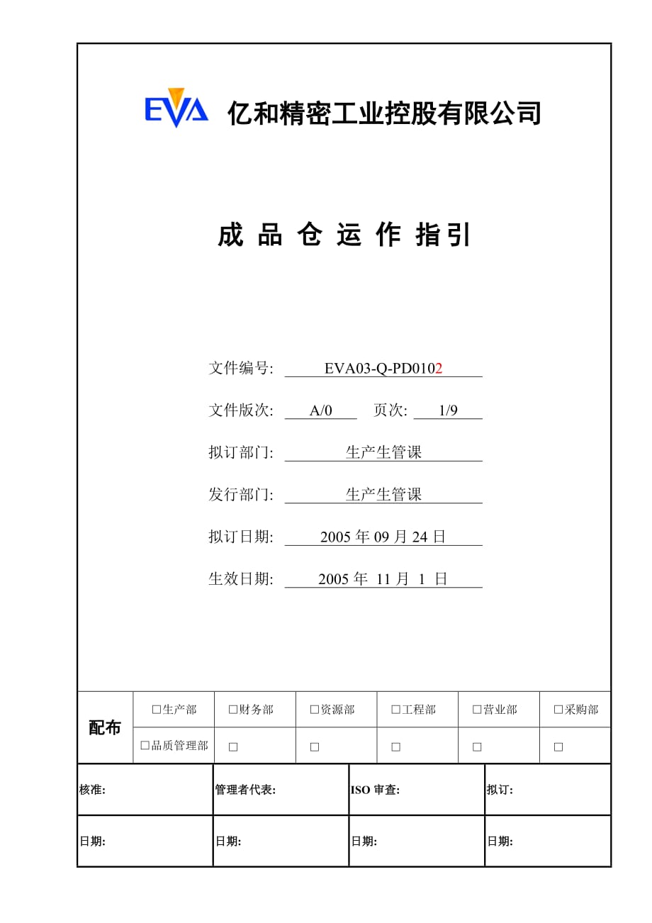 运营管理成品仓运作指引_第1页