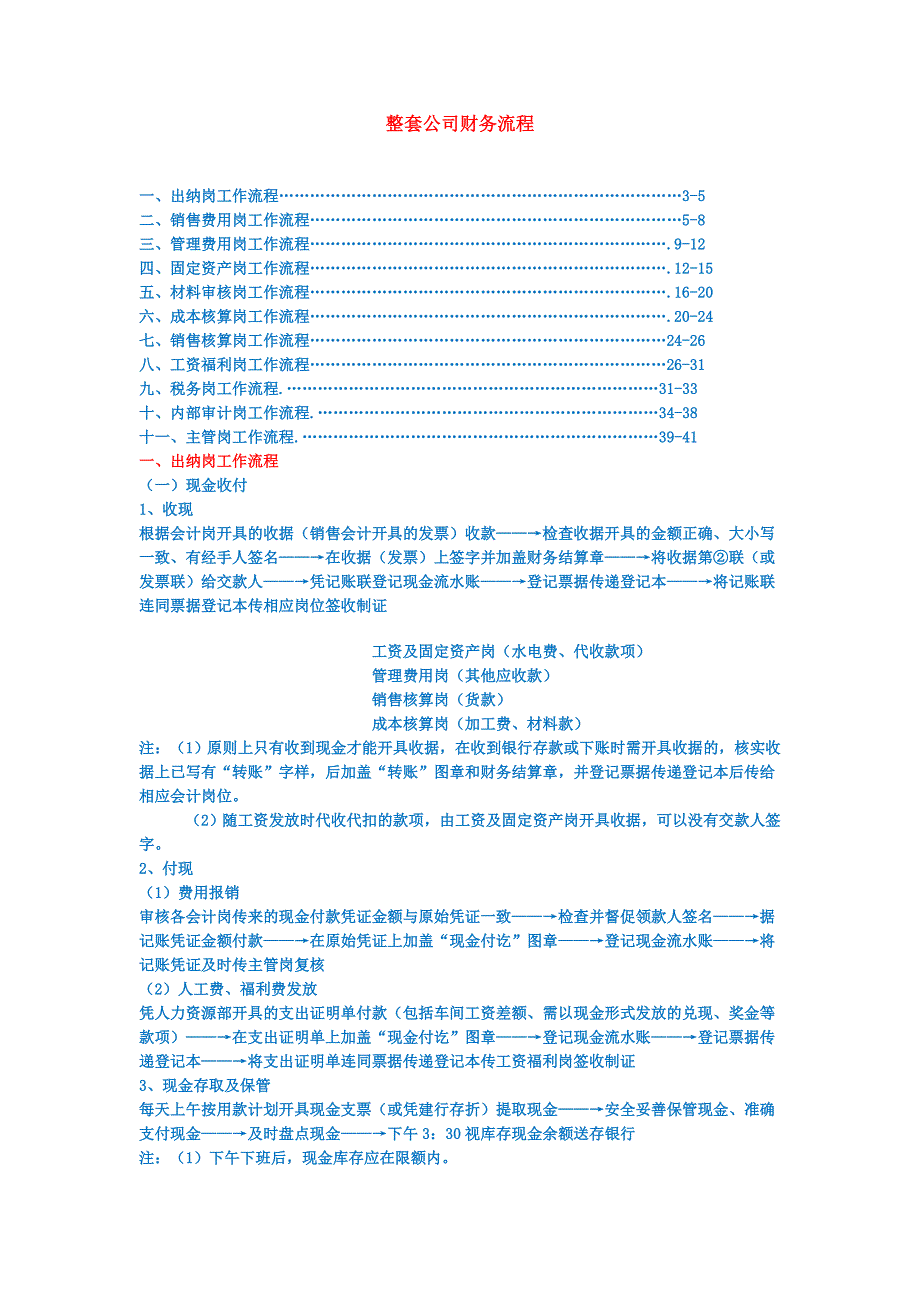 (2020年)流程管理流程再造整套公司财务流程_第1页