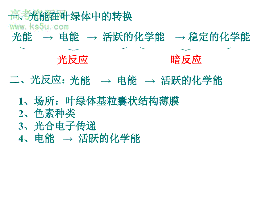 高三生物光合作用课件_第2页