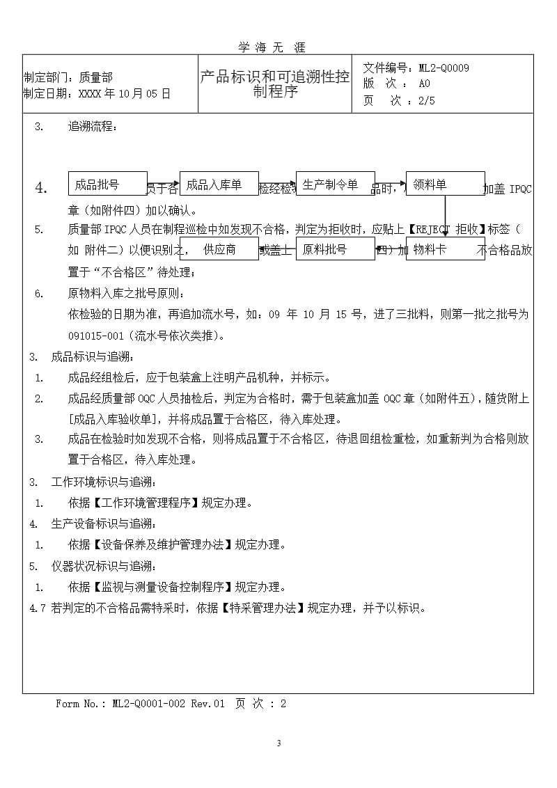 产品标识和可追溯性控制程序（整理）.pptx_第3页