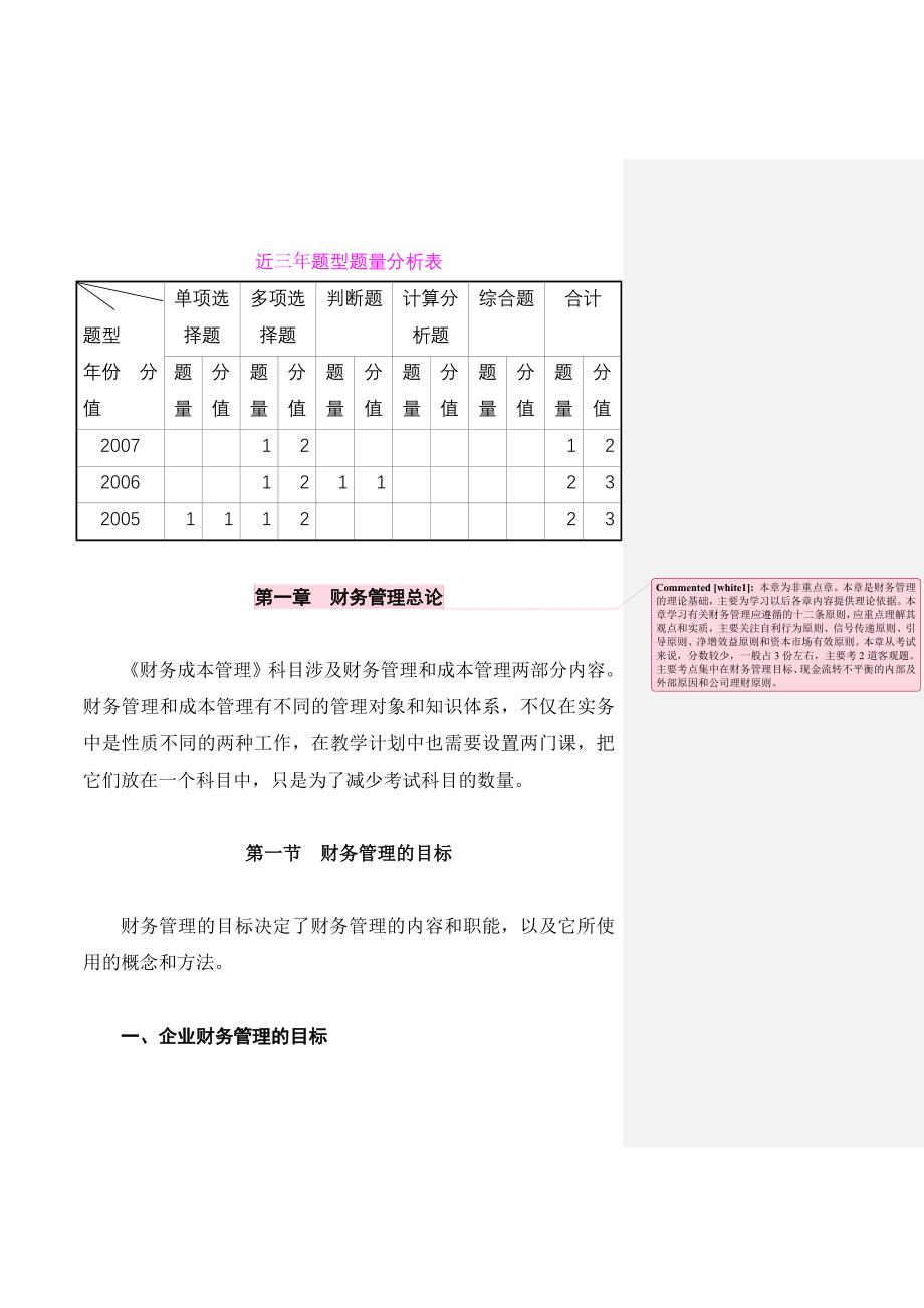 (2020年)管理运营知识企业财务管理总论doc68页_第1页