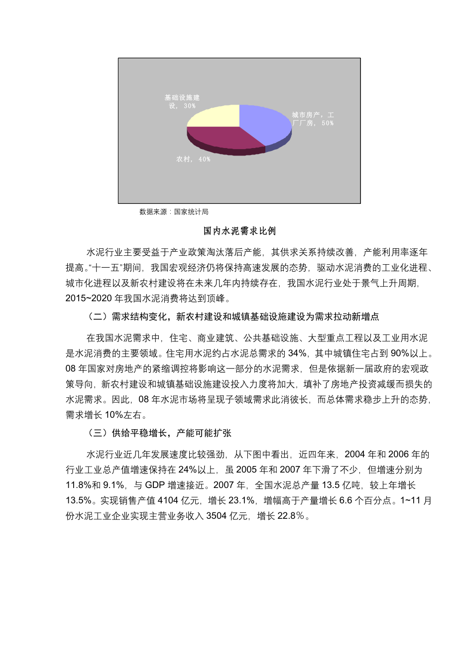 (2020年)行业分析报告我国水泥行业分析状况_第3页