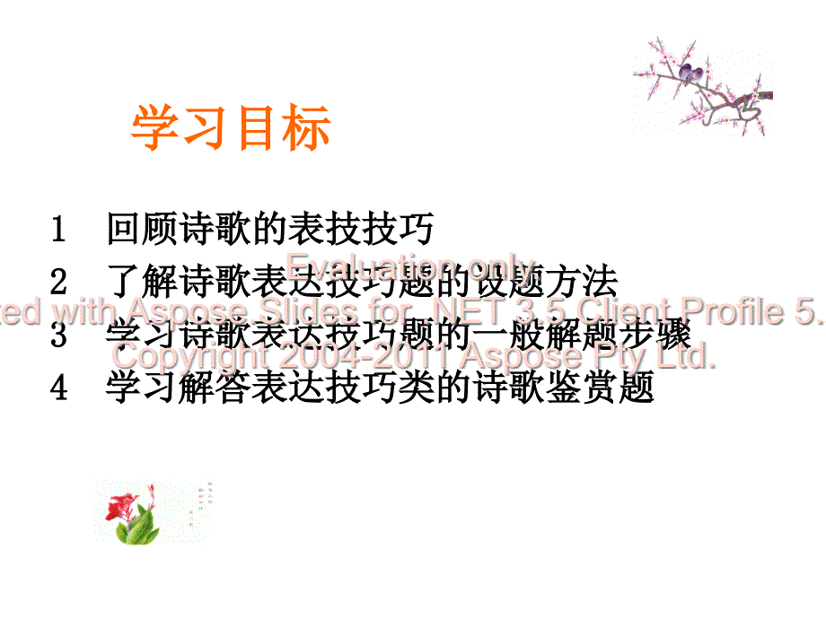 高考语文专题复课习件诗歌的表达技巧课件_第2页