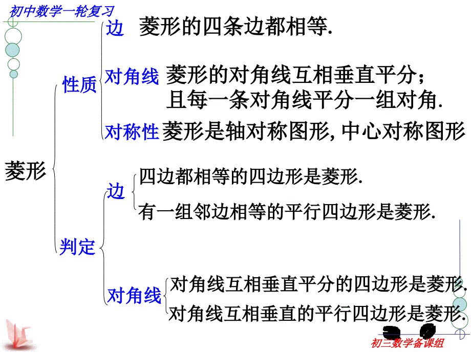 第28课时特殊的平行四边形讲课教案_第4页