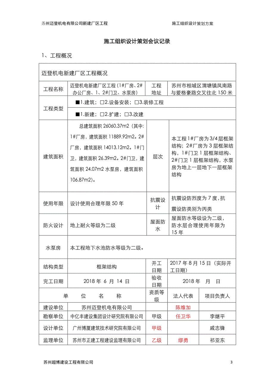 营销策划方案施工组织设计策划记录_第3页